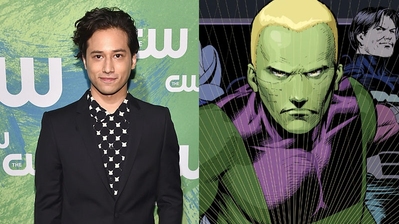 Image: Left - Dimitrios Kambouris/Getty Images and right - DC Comics, art by Dave McCaig and Barry Kitson